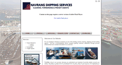 Desktop Screenshot of navrangshipping.com